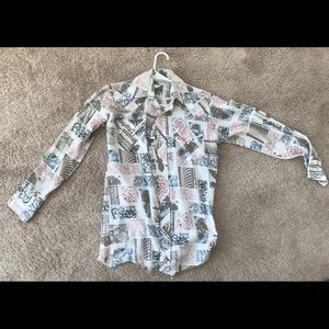 Vintage Long Sleeve Button Down